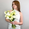 Букет невесты "Милана" из роз и калл
