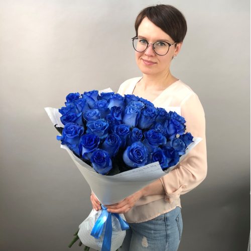 Незнакомка - 35 синих роз