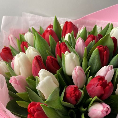 Обещание любви - 51 тюльпан