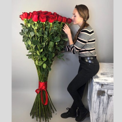 51 роза 140 см