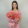 Букет из 35 розовых роз