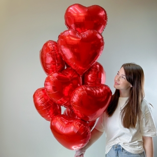 Связка шаров Сердца