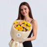 Солнечный букет «Золотое сияние» из желтых роз