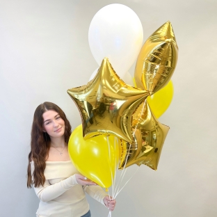 Связка шаров "Звезда"