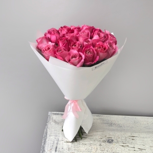 Мечтаю о тебе - 25  роз