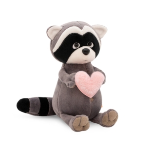 Енотик с сердечком, 15 см 