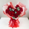 Букет "Купидон" из 9 красных роз