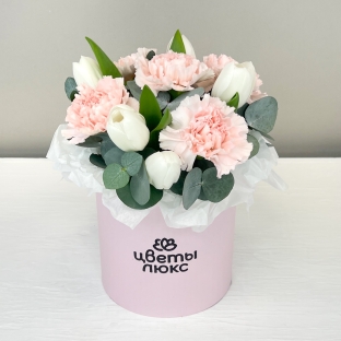 Сад нимф - тюльпаны в коробке