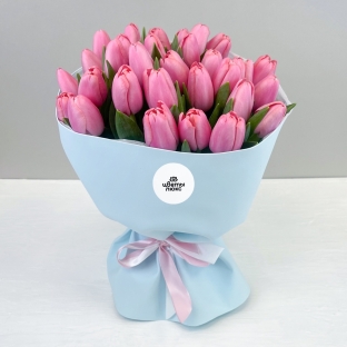 Дивный сад - 35 розовых тюльпанов