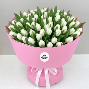 Снежная королева -  101 белый тюльпан