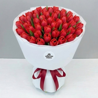 Вихрь страсти - 101 красный тюльпан